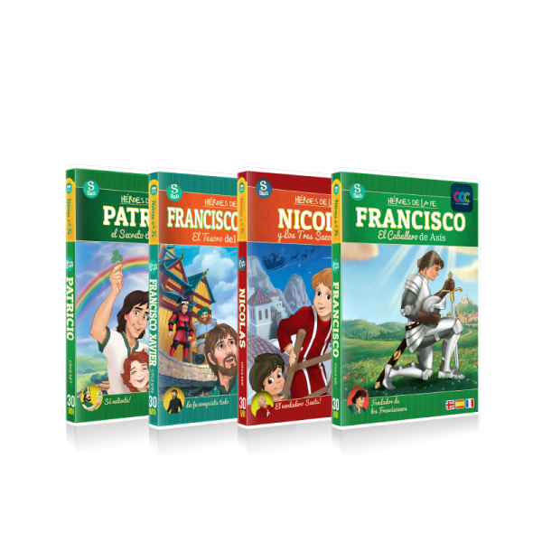 The Saints Collection: Francis Assisi, Nicholas, Francis Xavier, Patrick